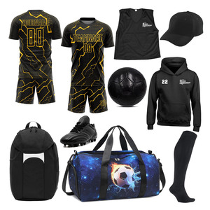 Tenues de football haute performance unisexes pour adultes, manches courtes, respirantes, anti-humidité, séchage rapide, design personnalisé, toutes saisons - Product Image 4