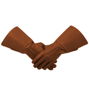 Gants de sécurité industriels à haute performance, construction souple, en cuir de chèvre, pour la protection des mains et des bras lors du soudage TIG - Product Image 6