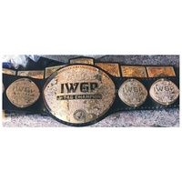 Réplique de ceinture IWGP pour collectionneurs Heavy Metal Plate Wrestling Championship Title