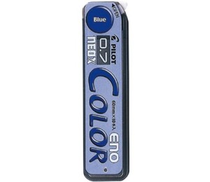 PilotNeox Color Eno - Minas de lápiz mecánico de 0.7 mm, recambios de colores borrables, 10 minas por paquete, 8 colores (HRF7C-20) - Product Image 2