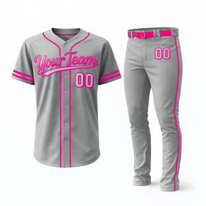 Maillot de softball personnalisé à manches longues en polyester respirant et antibactérien pour homme, impression numérique, vente en gros 2025 - Product Image 5
