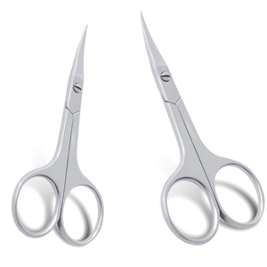 Ciseaux à cuticules courbés en acier inoxydable de haute qualité, outil de coupe d'ongles, ciseaux de manucure, vente en gros - Product Image 1