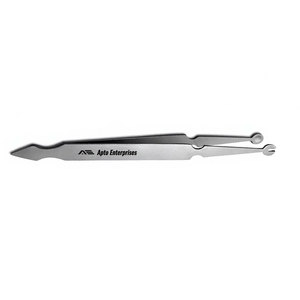 Barbell <b>Clamps</b> Forceps Plier 4.75 Inch Jewelry Pin Holder Tweezer for Body <b>Piercing</b> Stainless Steel Precision Gripping Tool - Product Image 2