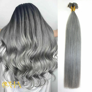 Extensions de cheveux naturels Remy vietnamiens de haute qualité, pointe en I, 100g, fixation par anneaux nano, double trame, prêtes pour la permanente, OEM ODM - Product Image 1