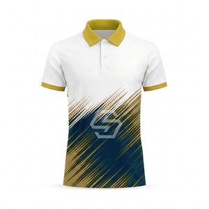 Polo personnalisé pour homme, séchage rapide, 100 % polyester, motif uni, coupe ample, sublimation, grande taille, t-shirts polo vierges - Product Image 3