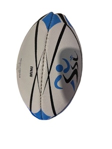 Wholesale Best Quality <b>Branded</b> Sports <b>Balls</b> <b>Mini</b> Size Multicolor Printed Rugby <b>Ball</b> Made of Rubber - Product Image 5