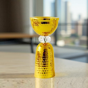 Luxury Hammered Metal <b>Bakhoor</b> Burner Set For Incense, <b>Oud</b> & Resin. Arabic Home Decor In Gold And Silver Finish For Middle East - Product Image 5