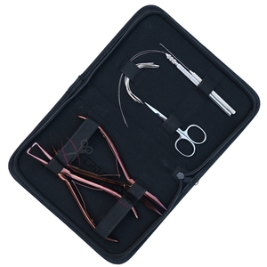 Hair <b>Extension</b> Tool Kit <b>Bead</b> Opening Closing Plier Stainless Steel <b>Extension</b> Scissor Weaving Needles Industrial Grade Salon Gear - Product Image 1