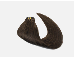 Cheveux humains naturels noirs longs et raides, ensemble complet pour la tête, densité 100%, cheveux Remy, base en soie, double tirage, toutes les couleurs, taille personnalisable - Product Image 2