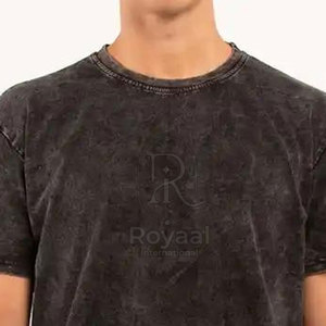 เสื้อยืดสตรีทแวร์พิมพ์ลายโลโก้ ผ้าฝ้าย 100% ทรงหลวม สไตล์ซันเฟด สำหรับผู้ชาย ดีไซน์ใหม่ล่าสุด เสื้อยืดซันเฟด - Product Image 6