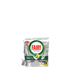 แท็บเล็ตสำหรับเครื่องล้างจาน Fairy Platinum Plus All-In-1 แบบแพ็คใหญ่ - 66 เม็ด กลิ่นเลมอน ช่วยขจัดคราบมันและสารช่วยล้างจาน - Product Image 4