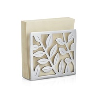 Porte-serviettes en métal au design luxueux, organisateur de table élégant, finition durable résistante à la rouille pour la décoration de la salle à manger