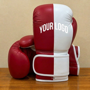 Custom <b>Black</b> and Silver PU Leather Boxing Gloves Adult Size Hook and Loop Training Sparring Gloves Waterproof Hand Grips - Product Image 5