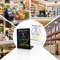 Support de carte NFC Google Review personnalisé en PVC, carte de visite Google Review, carte NFC programmable NTAG213 avec logo OEM ODM