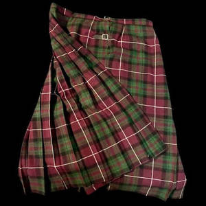 Falda Escocesa de Tartán 100% Lana con Cierre de Hebilla para Mujer, Kilt Tradicional Escocés, Venta al Por Mayor de Fábrica - Product Image 1