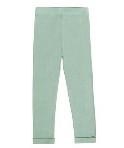 Leggings de sport pour enfant, doux, vintage, très extensibles, respirants, coupe ajustée, 100% coton, écologiques, séchage rapide, pour yoga et gym - Product Image 3