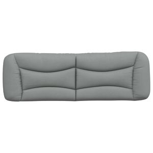 Cojín para Cabecera de Cama Queen, Color Gris Claro, 100% Poliéster, Almohada de Lectura y Reposo - Product Image 5