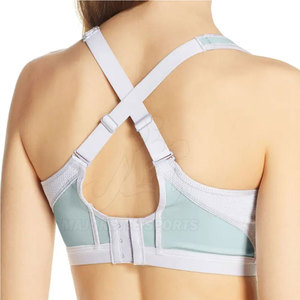 Soutien-gorge de sport respirant à fort impact pour la salle de sport, haut de fitness rembourré sans couture pour femmes, vêtements de sport - Product Image 5