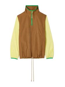 Chaquetas cortavientos para mujer más vendidas Hip Hop personalizado de talla grande Patchwork Color Pullover Material superior de procesamiento de tinte - Product Image 2