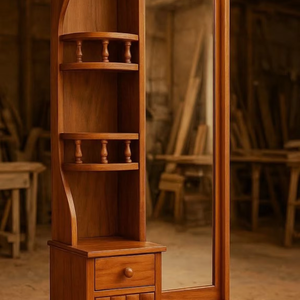 Espejo de cuerpo entero extra grande a prueba de explosiones, espejo de pie tridimensional para uso doméstico, espejo de cuerpo entero irregular personalizable - Product Image 1