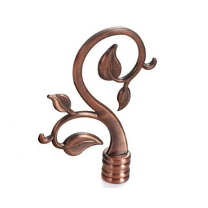 Decorative Rose Gold Metal <b>Curtain</b> Rod/Pole Finials Ends for 28mm <b>Curtain</b> Poles Fashionable Design <b>Curtain</b> Decorative - Product Image 3