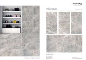 กระเบื้องพอร์ซเลนขัดเงาขนาดใหญ่พิเศษ 600x1200 มม. สำหรับผนังและพื้น ใช้ตกแต่งภายในและภายนอกอาคารทันสมัย - Product Image 2