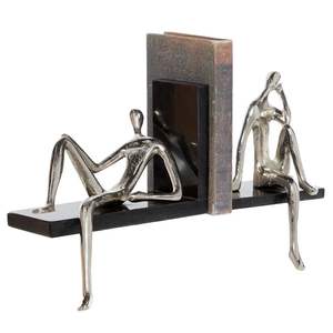 Sujetalibros de metal elegantes para el hogar, oficina, escritorio, estantería, libros pesados, organizador de libros - Product Image 3