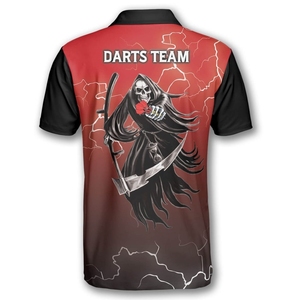 Custom Dart Shirt <b>Bowling</b> Jersey Golf Shirt Sublimation Dye Men's Sports Polo Shirts - Product Image 3