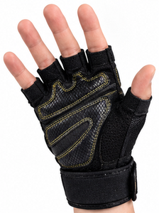 Customized High Quality palm padded Weightlifting <b>Gloves</b> for <b>men</b> and women - Product Image 4