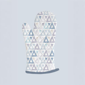 Gants de cuisine en coton résistants à la chaleur avec doublure douce, coutures durables, design antidérapant pour la cuisson - Product Image 1