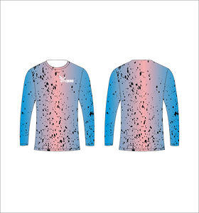 เสื้อตกปลาแห้งเร็วสีเทาลายจุดแขนยาวเสื้อยืดกีฬาแบบซับลิเมชั่น - Product Image 5