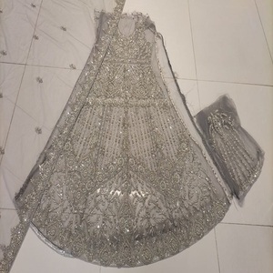 Maxi diseño Anarkali vestidos mujeres bordado hecho a mano trabajo indio étnico vestido de novia conjunto-estilo largo Kurta vestido de baile de talla grande - Product Image 5