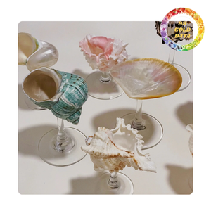 Vaso de Cóctel Decorativo con Conchas Marinas para Fiestas en la Playa, Bodas, Eventos, Decoración de Bares, Suministro al por Mayor - Product Image 6