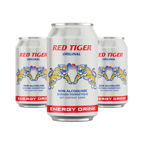 Boisson énergisante Redtiger Taurine 330ml en canette d'aluminium, boisson énergétique OEM ODM, marque privée, fabricant et fournisseur A&B Vietnam - Product Image 4