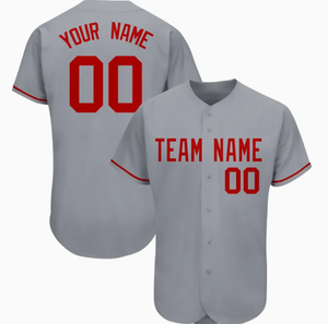 Maillot de baseball personnalisé en sublimation couleur unie au design classique - Product Image 1