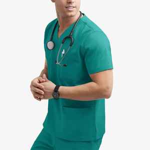 New Style Medical <b>Scrub</b> Suits Men <b>Scrub</b> <b>Set</b> For Unisex Hospital Clothing Wholesale Manufacturer Quality - Product Image 5