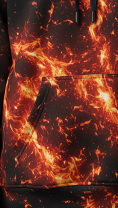 Sweat à capuche unisexe surdimensionné brodé tendance pour l'hiver avec design de sublimation premium pour la mode urbaine et le quotidien - Product Image 6