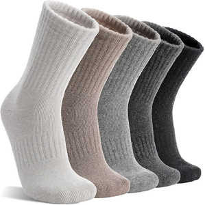 Chaussettes de sport montantes pour athlètes, multicolores, antidérapantes, pour la saison automne, avec logo personnalisé sur le revers, idéales pour le football - Product Image 1