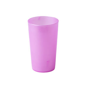 Vaso para hielo de 400 ml con tapa y pajita – Vaso reutilizable de plástico para bebidas frías - Product Image 5