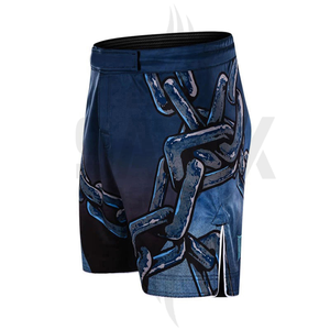 Quick Dry Stretch Boxing <b>Shorts</b> for Muay Thai MMA <b>Kickboxing</b> 100% Polyester Unisex - Product Image 2