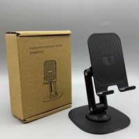 Support de téléphone/tablette portable rotatif à 360° en ABS pour diffusion en direct et utilisation sur bureau - Idéal comme cadeau