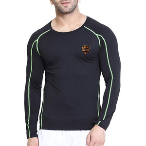 Camisetas de Compresión para Hombre, Transpirables, Ecológicas, Ligeras, con Tejido que Absorbe la Humedad, Diseño Atlético Ajustado para Entrenamiento en el Gimnasio - Product Image 1