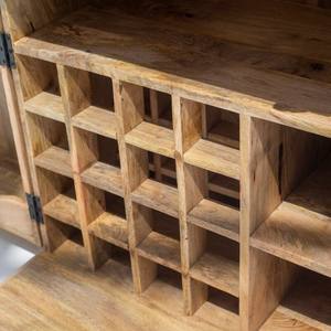 Vandana Vesta Aston - Mueble Bar Plegable de Madera de Mango, Diseño Moderno de Almacenamiento para Bar en Casa, Madera Maciza - Product Image 5