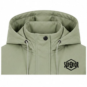 Parka décontractée pour femme avec capuche, finition résistante à l'eau, construction coupe-vent et coupe longue élégante - Product Image 3