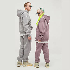 ชุดวอร์มผ้าฝ้ายหนานุ่ม 100% สำหรับทุกเพศ พิมพ์ลายประดับด้วยคริสตัล ระบายอากาศได้ดีและแห้งเร็ว เหมาะสำหรับฤดูหนาว - Product Image 4