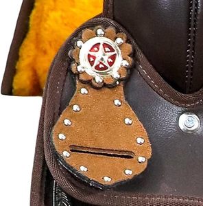 Selles Western en cuir pour chevaux, équipement d'équitation, selles de barrel racing, selles de plaisir, selles de trail, produits d'équitation anglaise, tapis d'équitation, selles. - Product Image 3