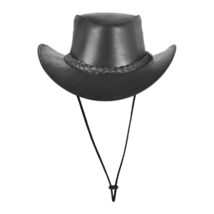 Top Selling Australian <b>Western</b> Style Genuine Leather Cowboy <b>Hat</b> Custom Colors & Branding Leather Riding & Outdoor <b>Hat</b> Wholesale - Product Image 3
