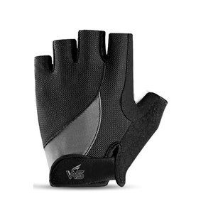 New Style High Quality Leather Half Finger Cycling <b>Gloves</b>-<b>Moisture</b> Wicking Lightweight Non-Slip Hook Loop Closure Unisex <b>Gloves</b> - Product Image 5