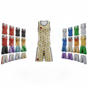 Ensemble Maillot et Short de Basketball en Mesh Personnalisable à Prix de Gros pour Clubs Scolaires et Tournois - Product Image 1