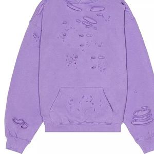 Sweat à capuche OEM à manches longues avec Logo imprimé kangourou pour homme - Product Image 5